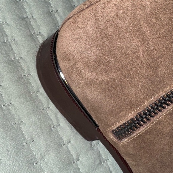 Marc Fisher Brown Suede Ankle Boots - Picture 13 of 13